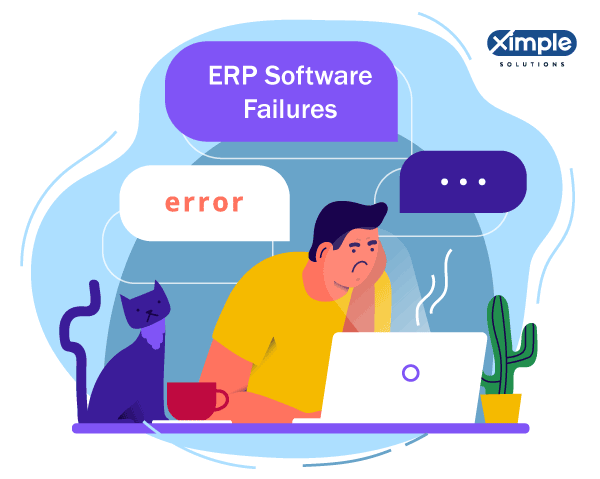 ERP Software Failure : Globally about 50% of ERP implementations are considered to be a failure. Here, the definition of failure is that they did not meet the expectations. Instead of improving the process efficiency, they slowed down the operations and impacted the revenues and bottom line.