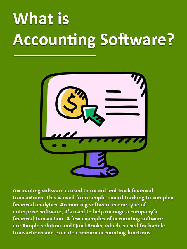 What is Accounting Software?
