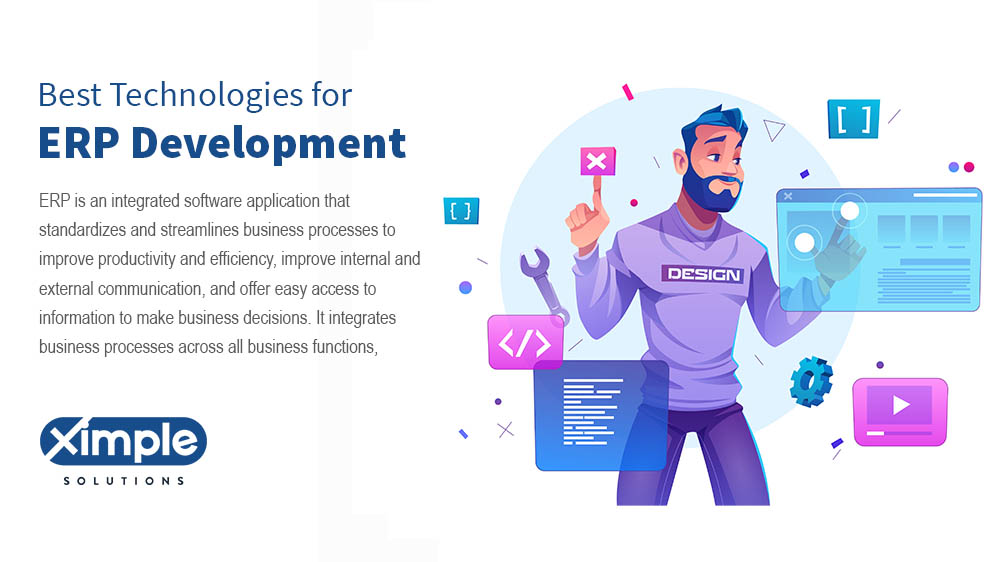 Feature image Best Technologies for ERP Development