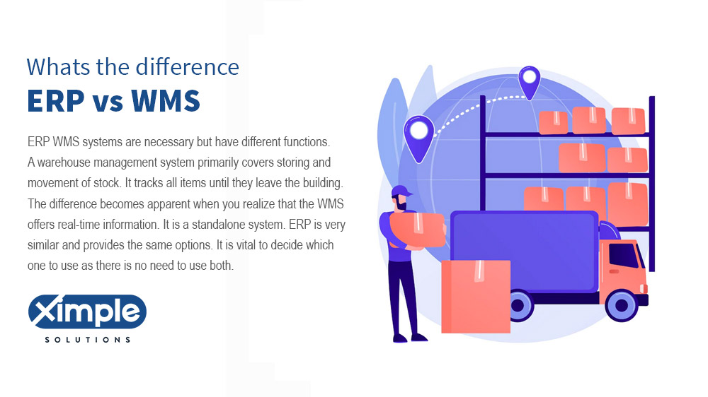 ERP vs WMS: What is the main difference between ERP and WMS