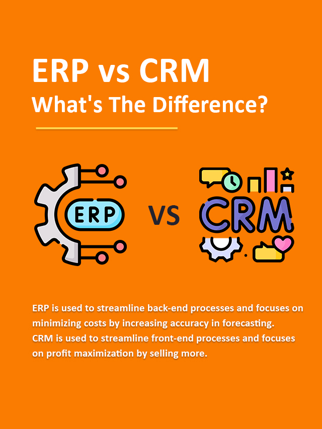 ERP vs CRM: What’s The Difference?