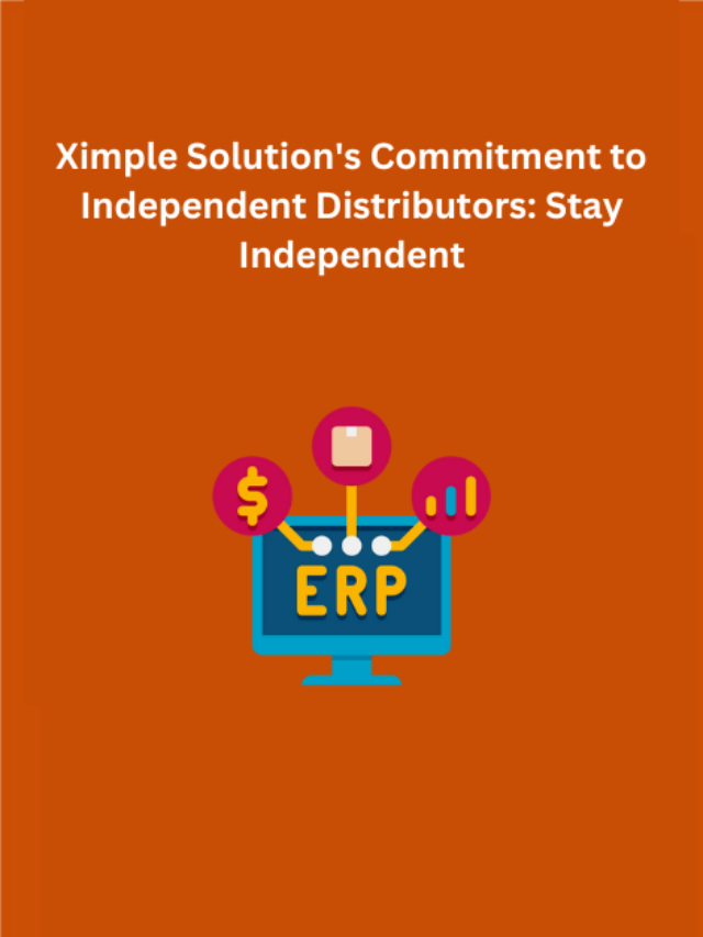 Ximple Solution’s Commitment to Independent Distributors: Stay Independent